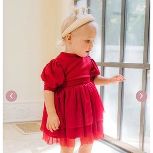 Baby Cosette Dress Set in Red. Brand new Ivy City dress with tags.